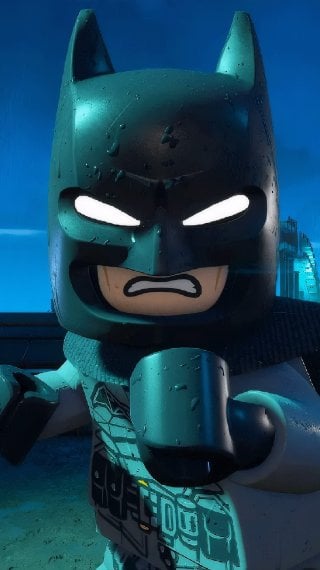 Lego Batman en postura de combate Fondo de pantalla