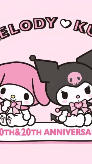 My Melody y Kuromi – 50 y 20 aniversario Fondo de pantalla