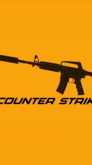Counter-Strike 2 Minimalist Weapon Wallpaper
