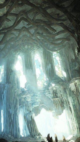 Ice Cliffs - Monster Hunter Wilds Wallpaper