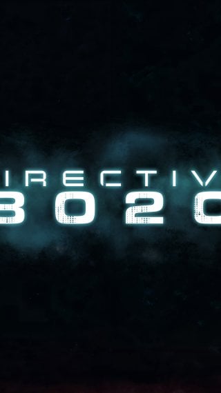 Logo Directive 8020 - Fondo universo abstracto con humo Fondo de pantalla