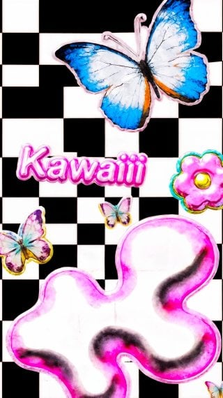 Y2K Cute Kawaii Fondo de pantalla