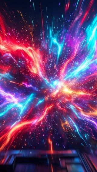 Energetic Nebula Explosion Wallpaper
