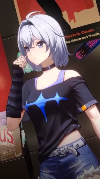 Chica anime urbana en NTE: Neverness to Everness Fondo de pantalla
