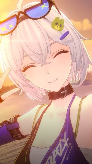 Anime girl on the beach game NTE Wallpaper