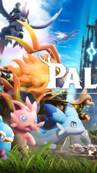 Palworld cover with logo Wallpaper