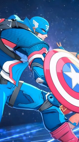 Captain America, Ms. Marvel, Doctor Doom, and Star-Lord - Marvel Tōkon: Fighting Souls Wallpaper