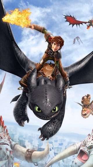 Poster of How to train your dragon Wallpaper
