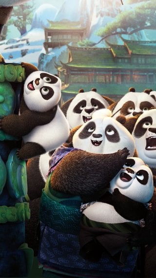 Todos los pandas de Kung fu Panda 3 Fondo de pantalla