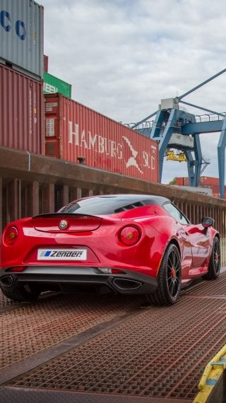 Alfa Romeo 4C Zender red Wallpaper