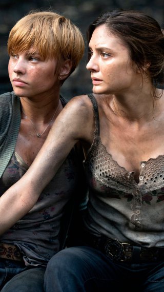 Cam and Sherry from Walking Dead Wallpaper