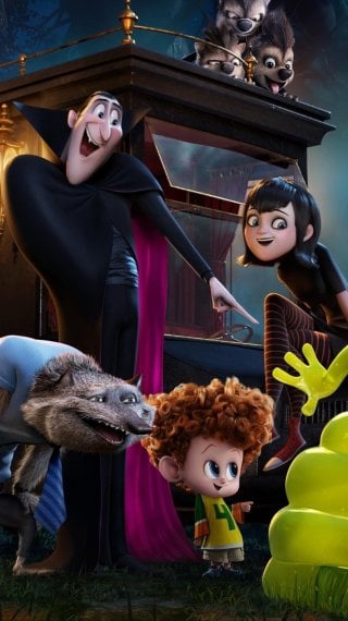 Murray and Frankenstein Hotel Transylvania Wallpaper