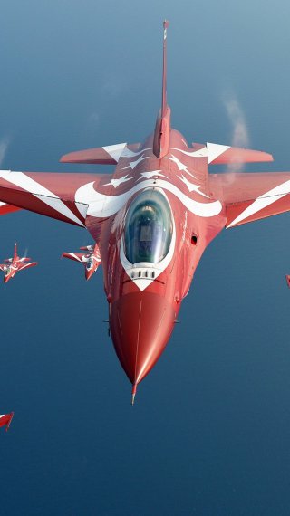 General Dynamics F16 Fighting Falcon Jet Fighter Fondo de pantalla
