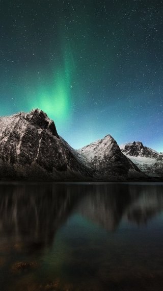 Aurora polar in Iceland Wallpaper