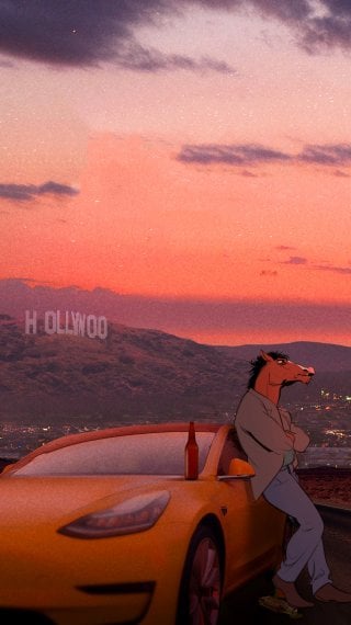 Bojack Horseman Artwork Fondo de pantalla