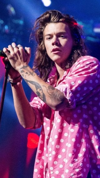 Harry Styles in the stage Wallpaper