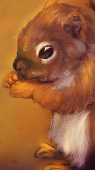 Ardilla artwork Fondo de pantalla