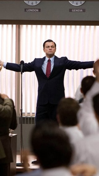 Leonardo DiCaprio in The Wolf of Wall Street Wallpaper