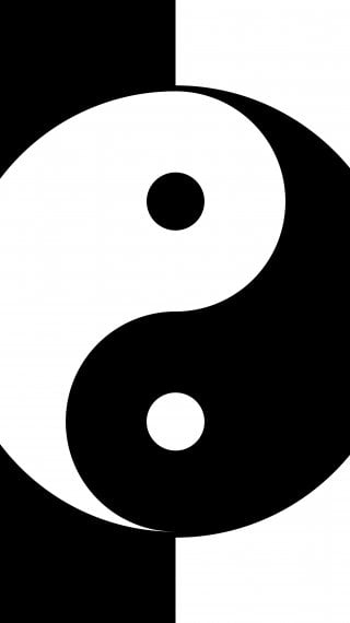 Yin and yang Wallpaper