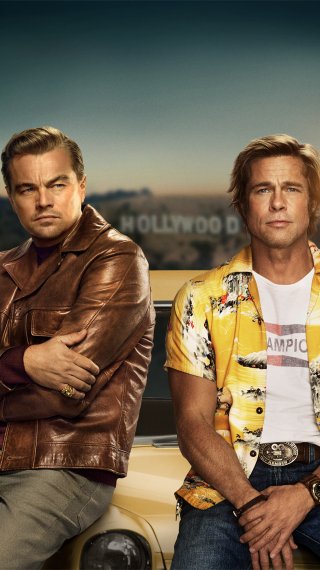 Characters from Once upon a time in Hollywood Wallpaper