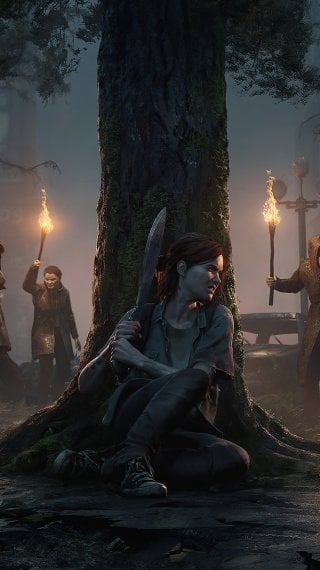 Woman hiding in The Last of Us Wallpaper