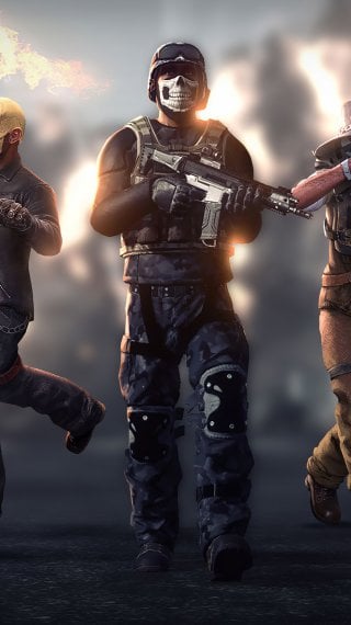 Personajes de Battle Royale Fondo de pantalla