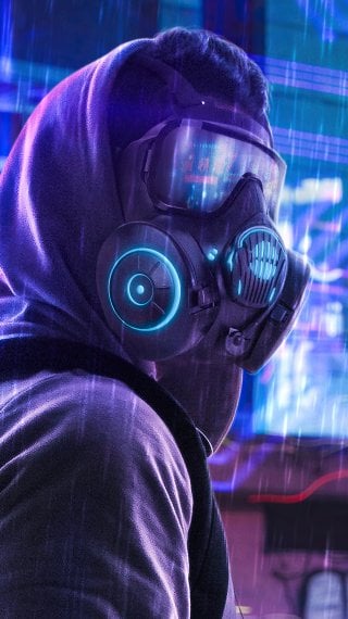 Toxic mask boy Wallpaper