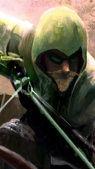 Green Arrow Artwork Wallpaper