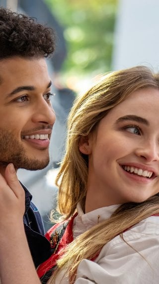 Sabrina Carpenter y Jordan Fisher en película Work it Fondo de pantalla