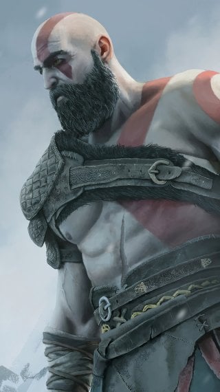 Kratos y Atreus de God of war Fondo de pantalla