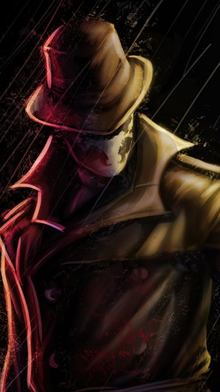 Rorschach character from Watchmen Wallpaper