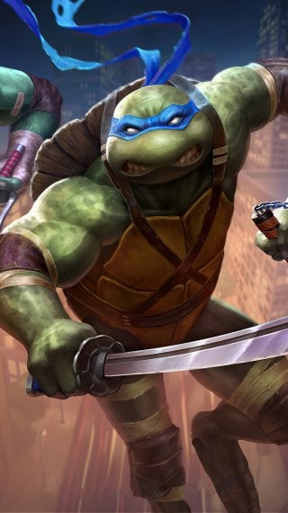 Tortugas adolescentes ninja  mutantes 2020 Fondo de pantalla