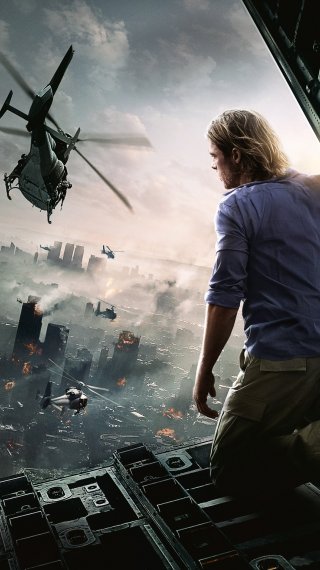 Brad Pitt for World War Z Wallpaper