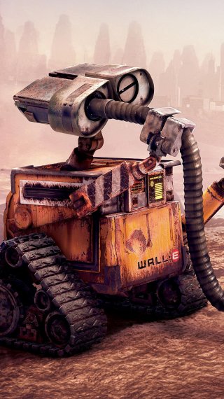 Wall-e with vacum cleaner Wallpaper