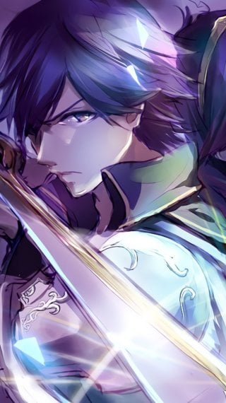 Chrom y Lucina con espada de Fire Emblem Awakening Fondo de pantalla