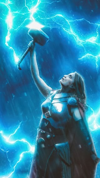Lady Thor Diosa del rayo Fondo de pantalla