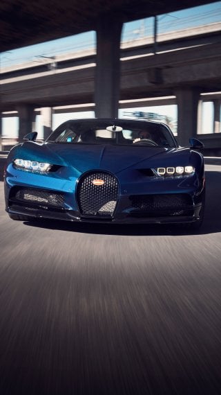 Bugatti Chiron Pur Sport Azul 2021 Fondo de pantalla