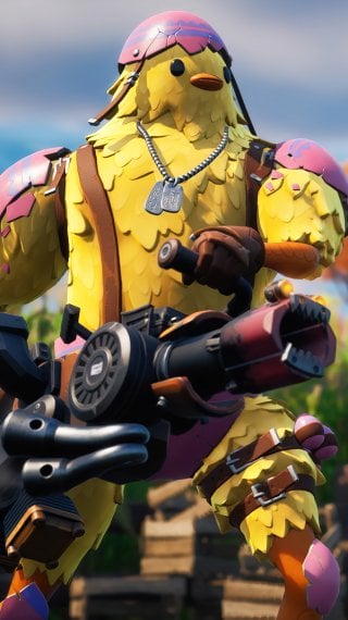 Fortnite Cluck Chapter 2 Season 6 Battle Pass skin Wallpaper