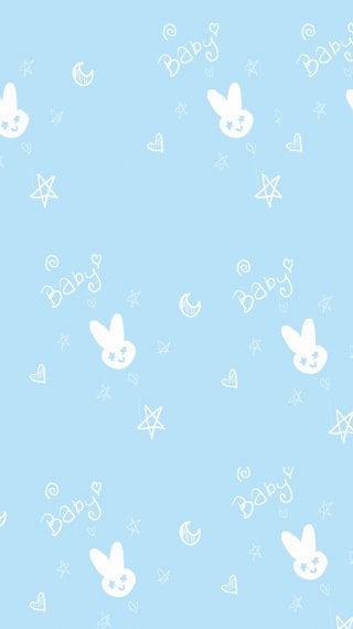 Patrón de conejo arte Fondo de pantalla