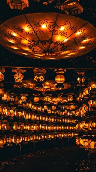 Lámparas chinas Fondo de pantalla