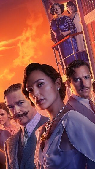 Characters from Death on the Nile Wallpaper