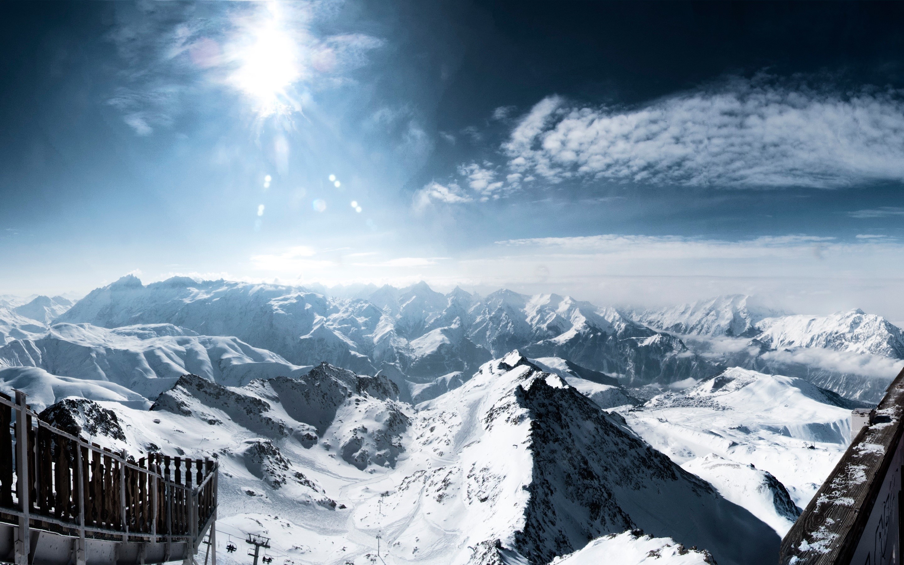 Fondos de pantalla Alpes con nieve