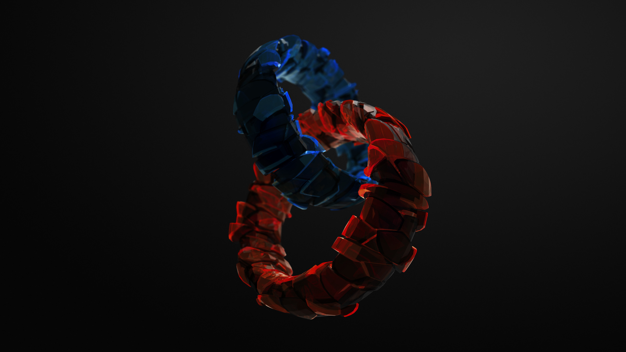 Fondos de pantalla Abstract 3D rings