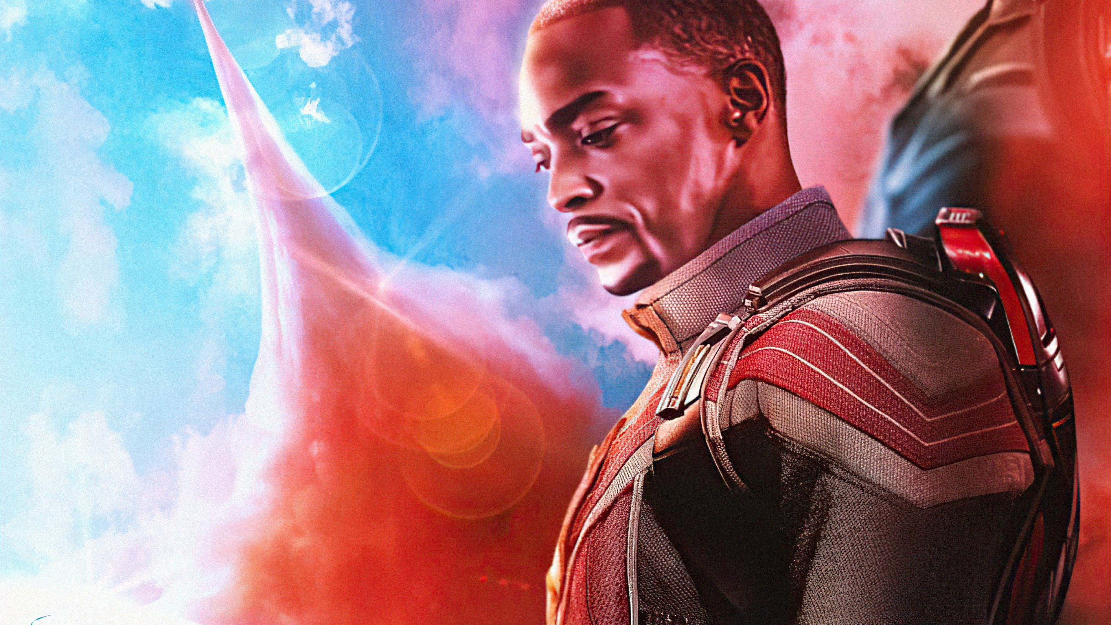 Wallpaper Anthony Mackie in The Falcon and the Winter Soldier