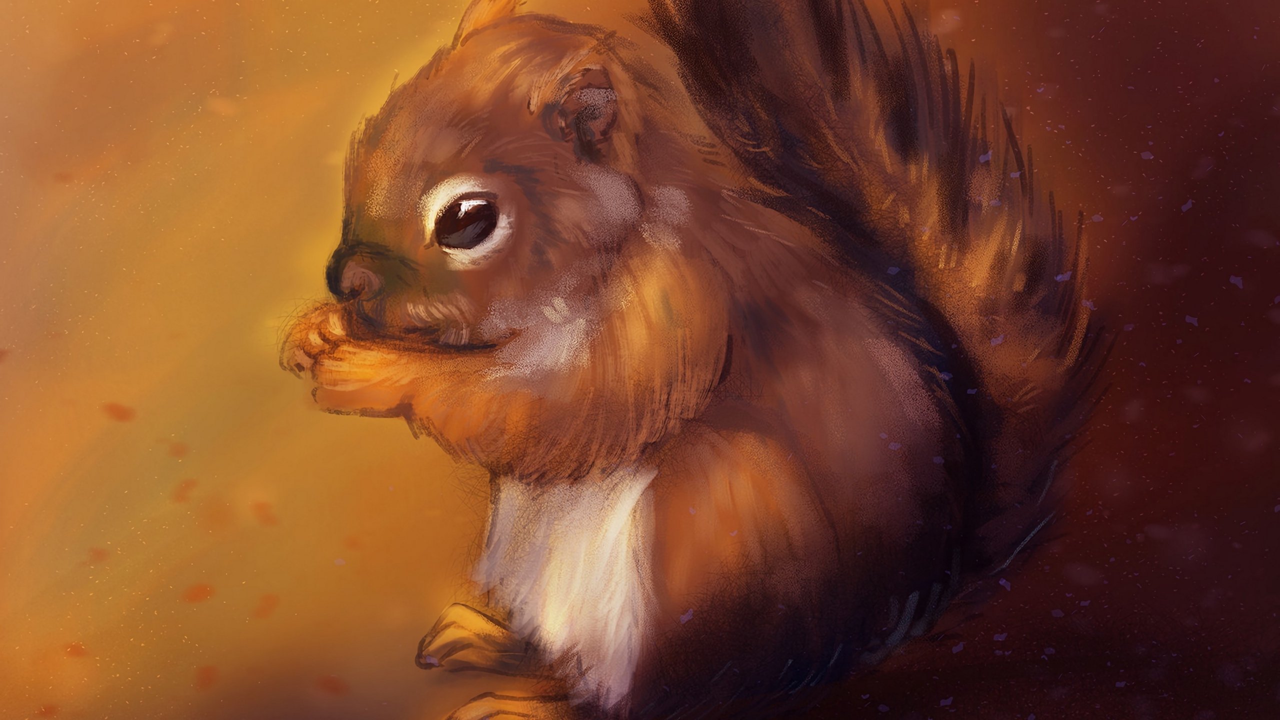Wallpaper Squirrel Artwork