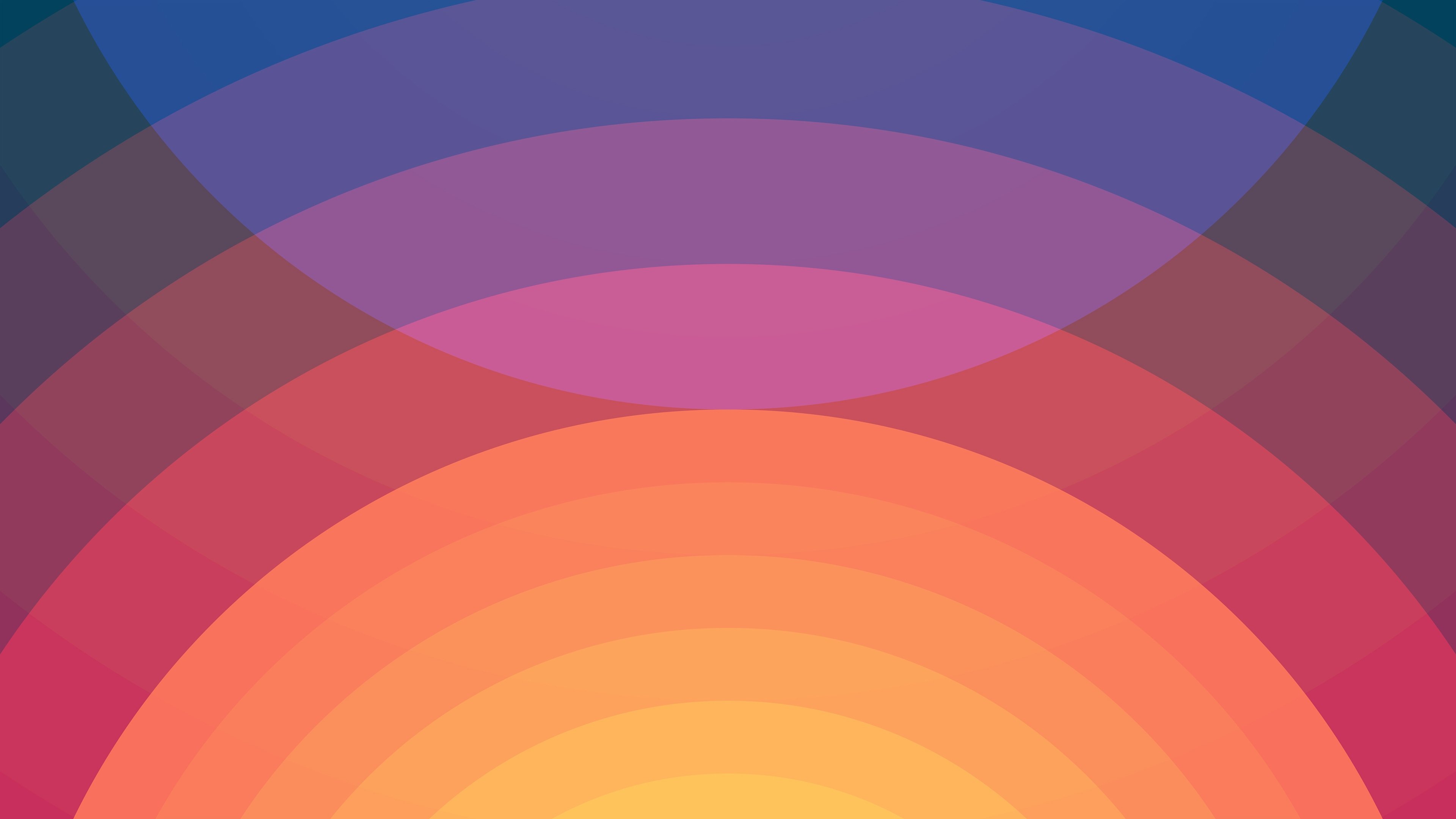 Fondos de pantalla Geometric abstract sunset art
