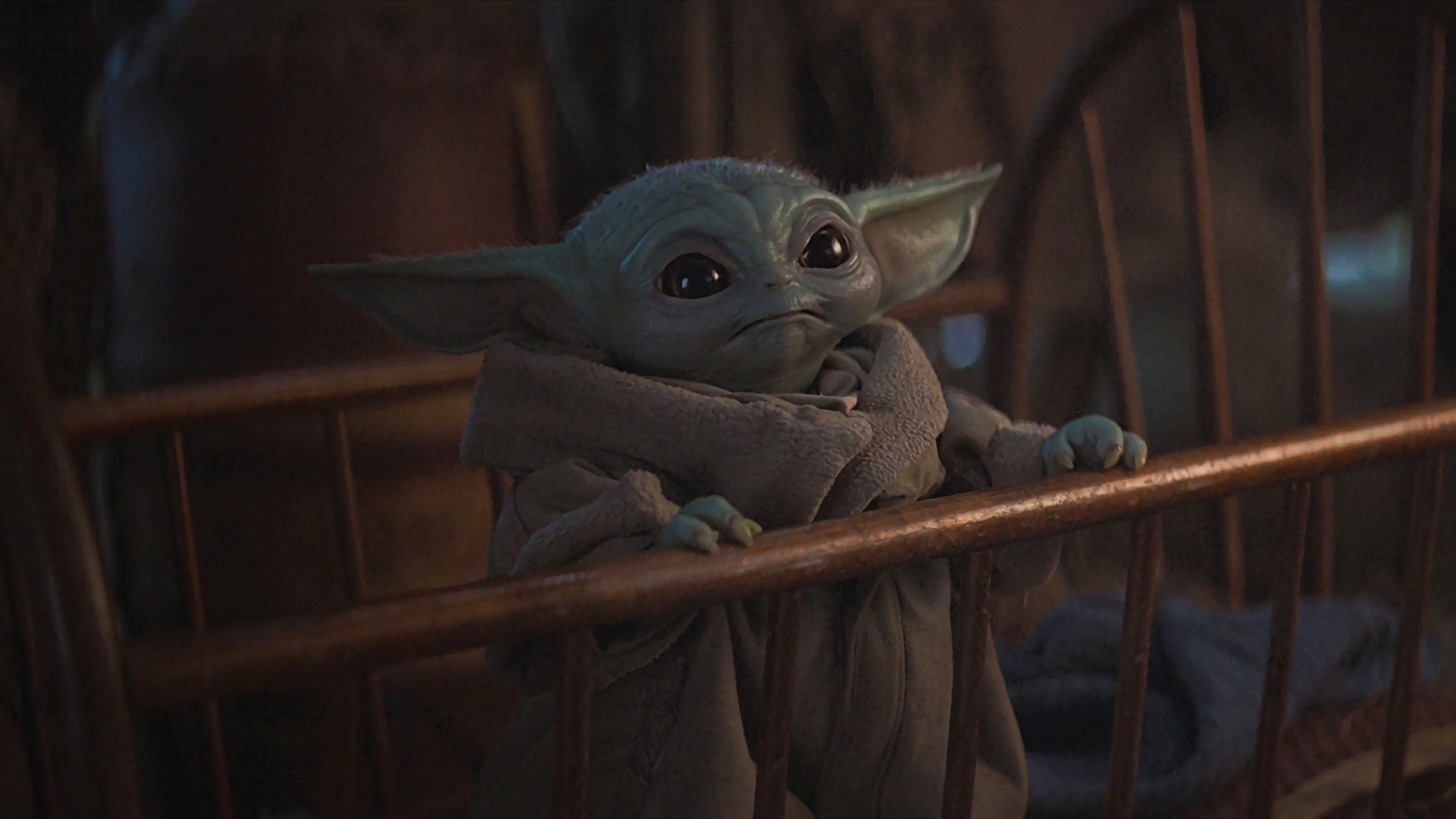  Baby  Yoda  from The Mandalorian Wallpaper  4k  Ultra HD ID 4405