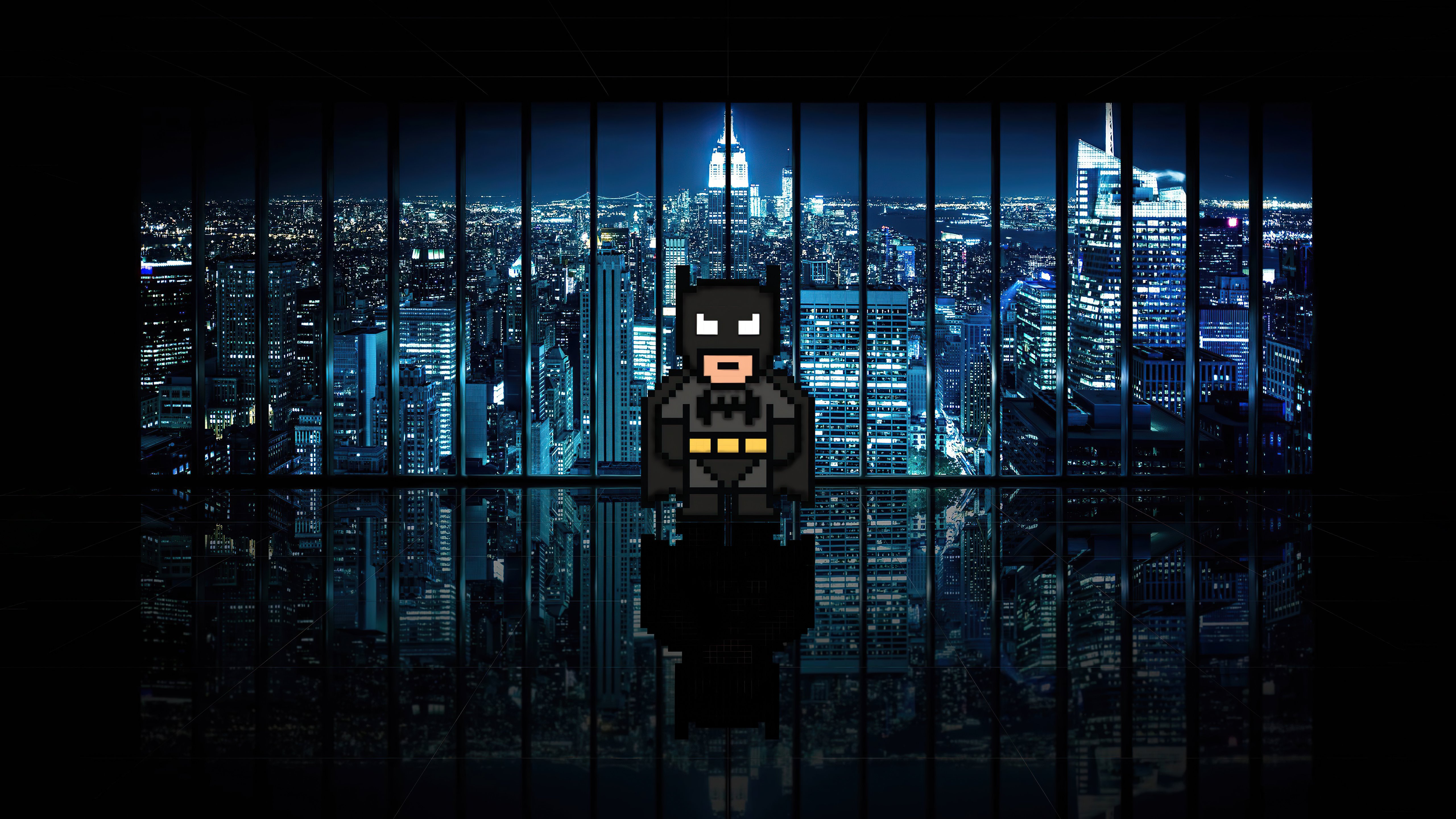 Wallpaper Batman 8 Bits
