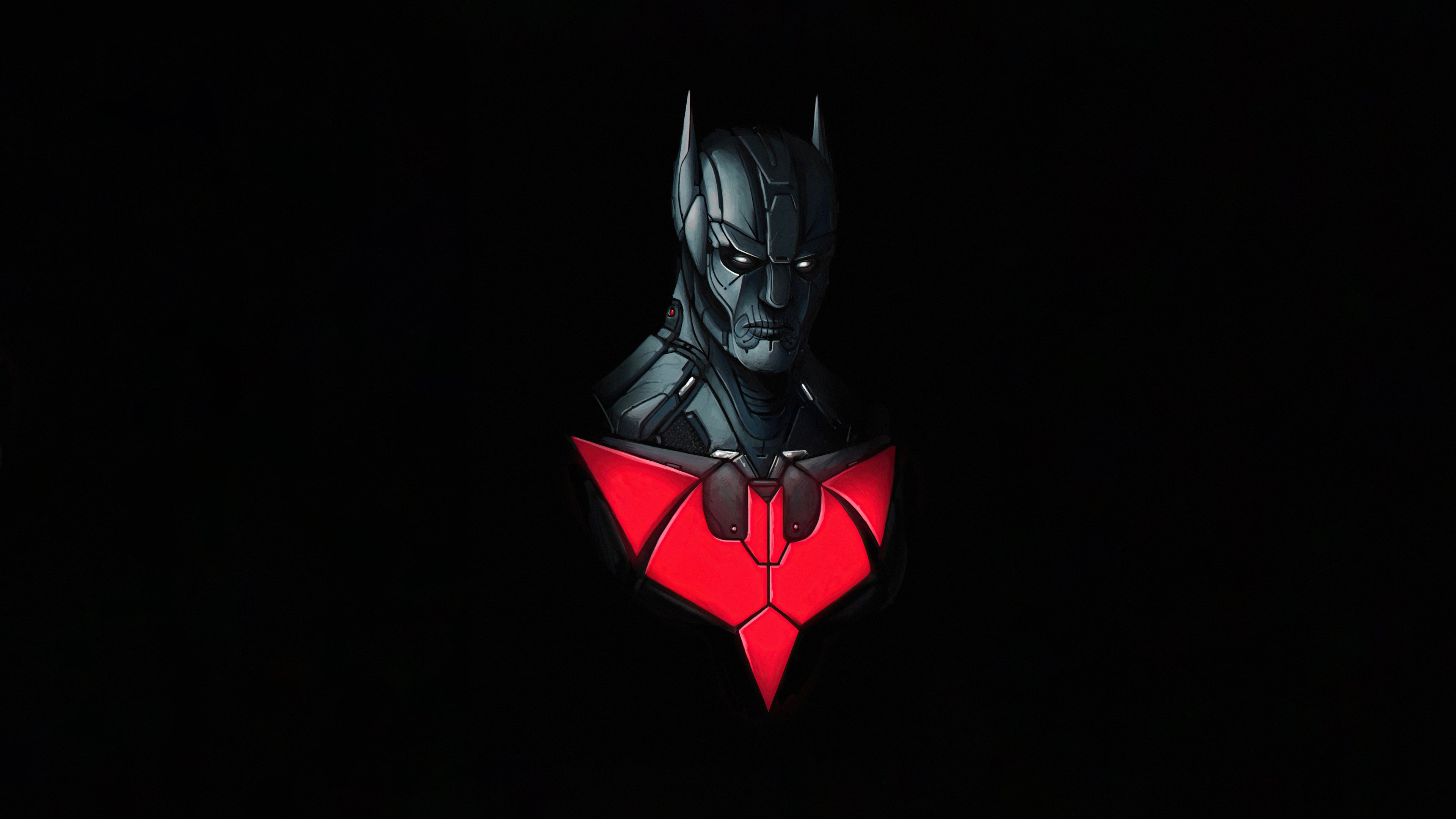 Wallpaper Batman Beyond Dark Minimal