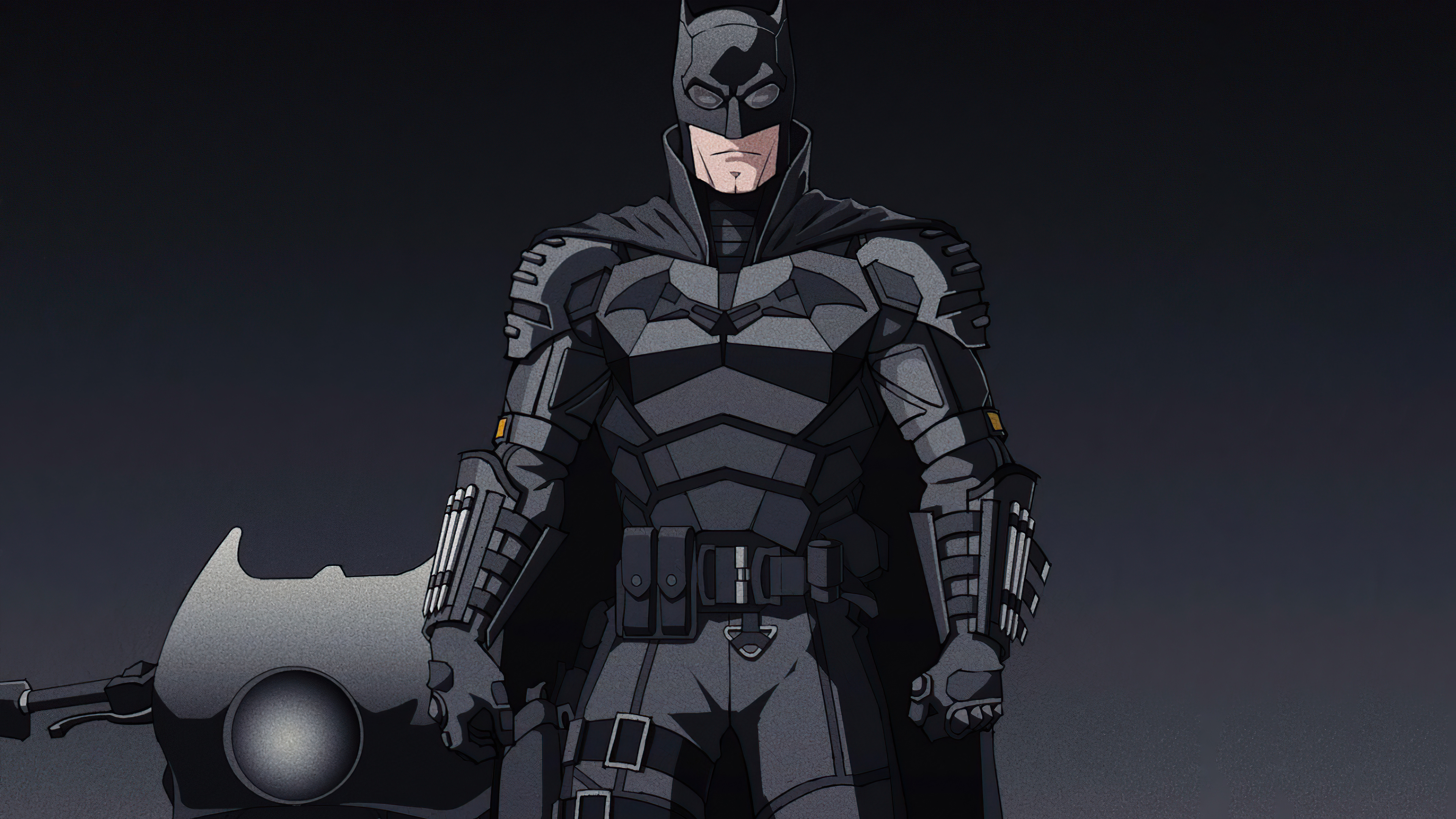 Batman with bike Wallpaper 4k Ultra HD ID:9004
